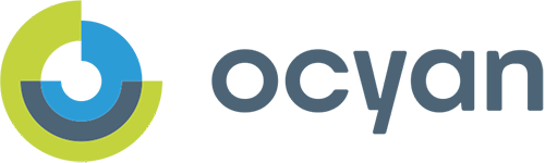 Logo da empresa Ocyan.