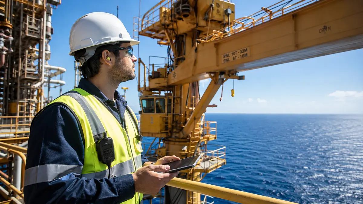 Anúncio de vaga offshore para Técnico de Segurança do Trabalho na HOED em contratos com a Petrobras.