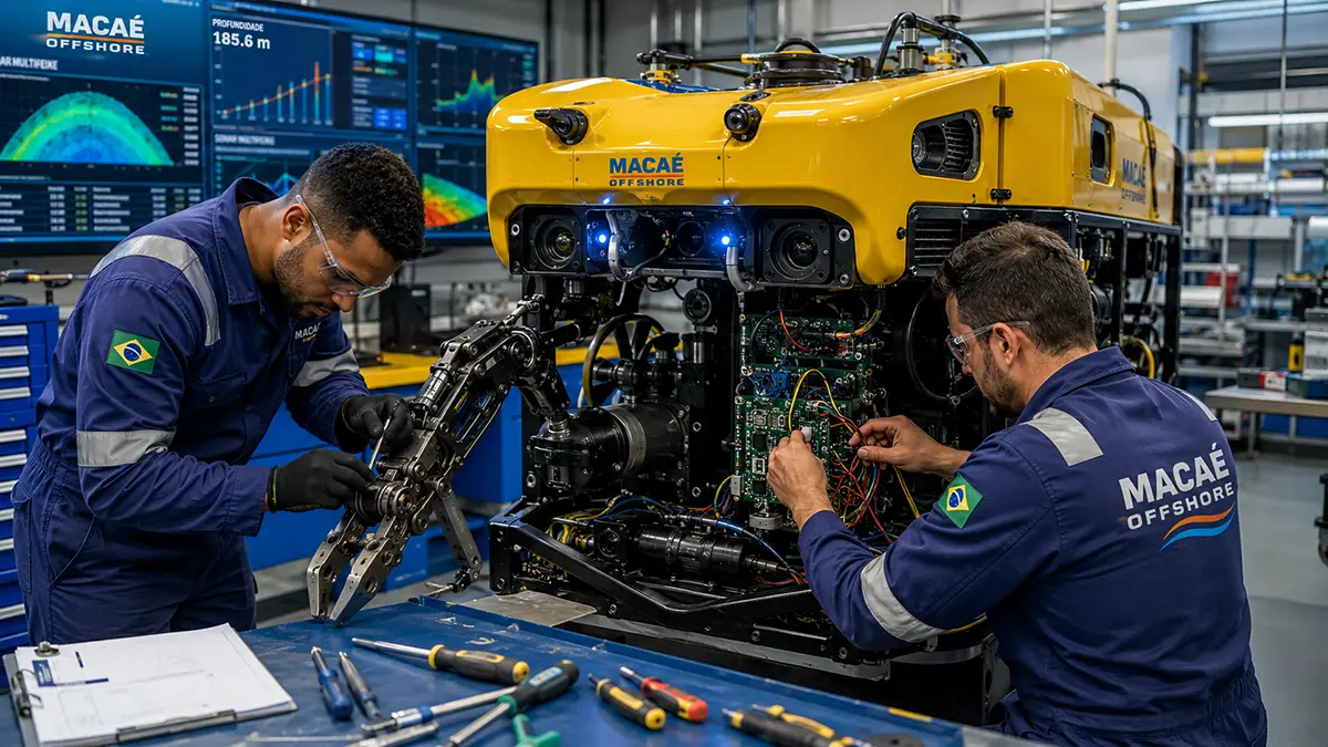 Vagas abertas na Ação RH em Macaé para Técnico de Manutenção Mecânica e Eletrônica com foco em sistemas de ROV.
