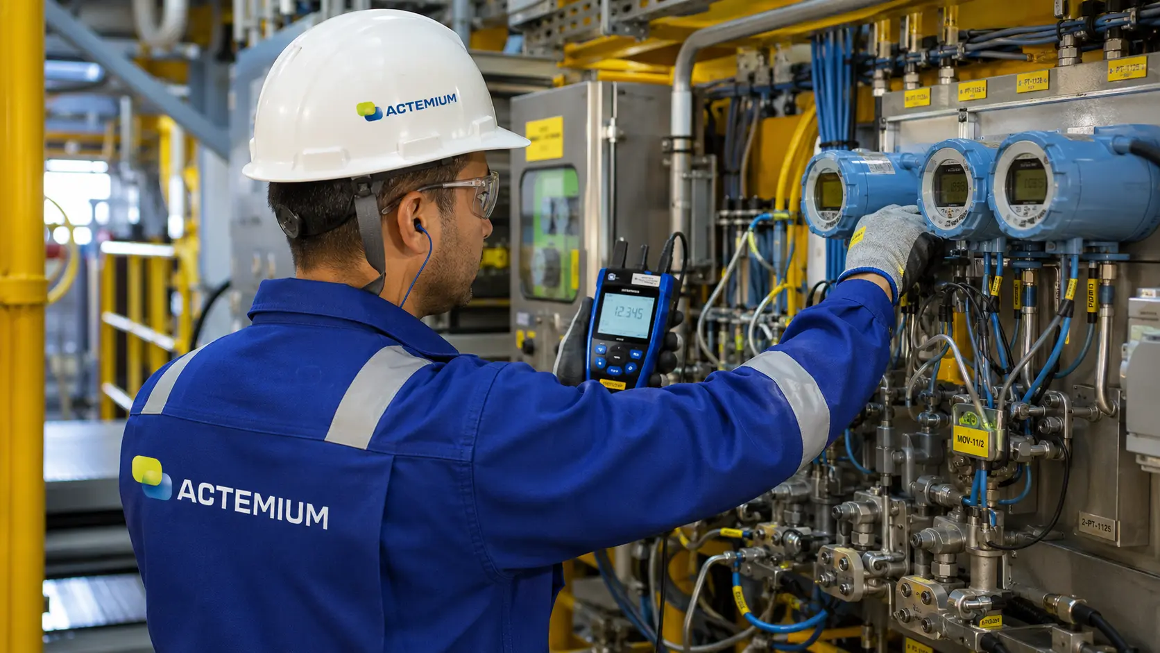 Anúncio do processo seletivo da Actemium com 24 vagas onshore e offshore em Macaé.