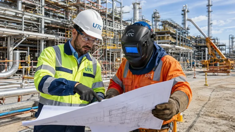 Anúncio do processo seletivo da UTC Óleo e Gás com vagas onshore e offshore no Rio de Janeiro.